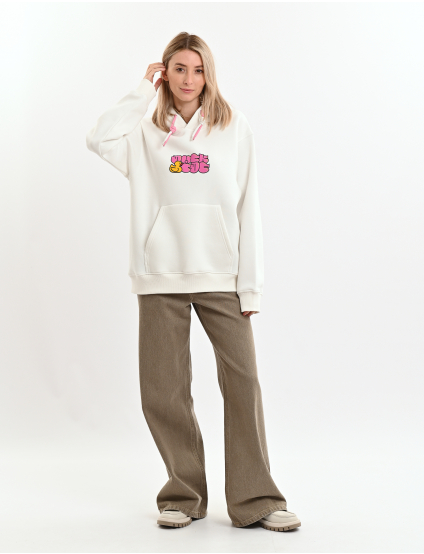 Картинка Худі молочний