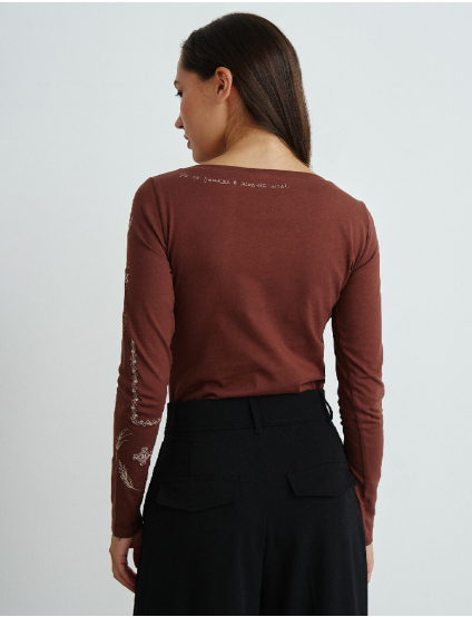 Картинка Боді коричневе