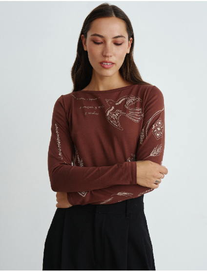 Картинка Боді коричневе