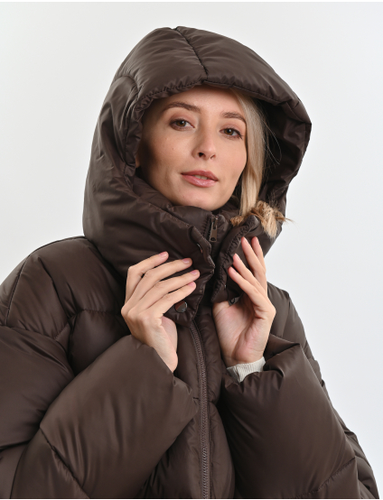 Картинка Пуховий коричневий 