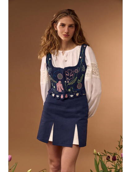 Картинка Корсет синій