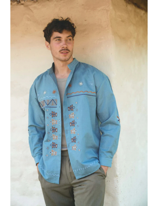 Картинка Вишиванка блакитна