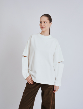 Картинка Лонгслів білий