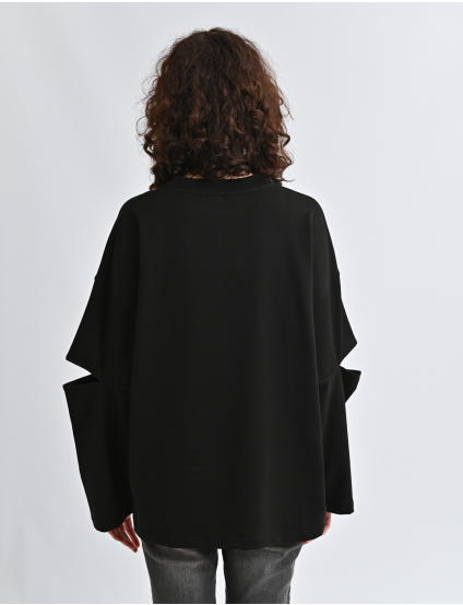 Картинка Лонгслів чорний