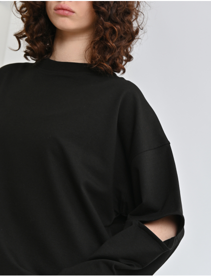 Картинка Лонгслів чорний