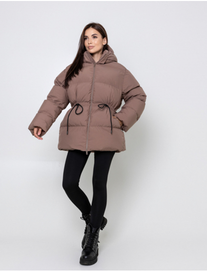 Картинка Пуховик світло-коричневий 