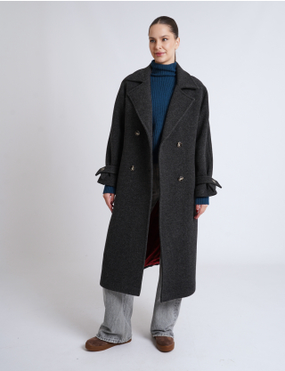 Картинка Пальто темно-сіре