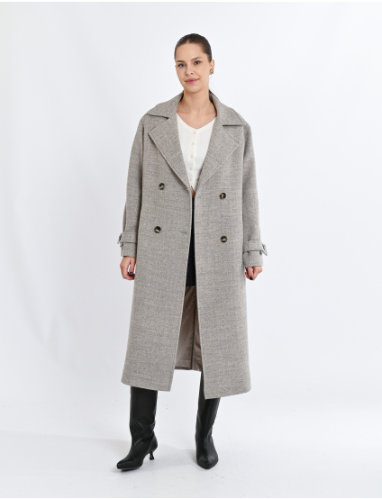 Картинка Пальто бежево-сіре