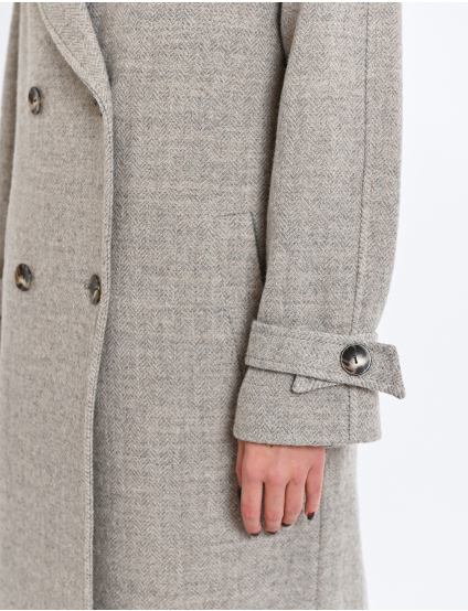 Картинка Пальто бежево-сіре