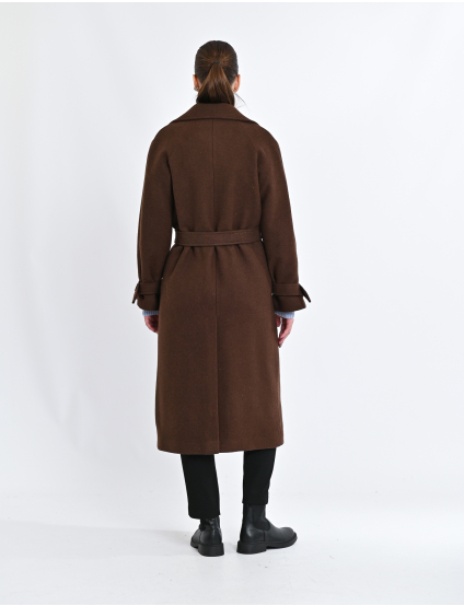 Картинка Пальто коричневе