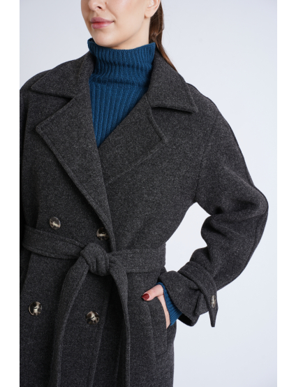 Картинка Пальто темно-сіре