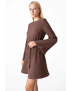 Картинка Сукня міні світло-коричнева 