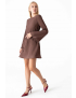 Картинка Сукня міні світло-коричнева 