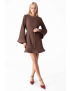 Картинка Сукня міні світло-коричнева 