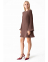 Картинка Сукня міні світло-коричнева 