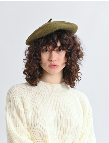 Картинка Берет темно-зелений