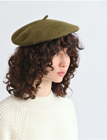 Картинка Берет темно-зелений