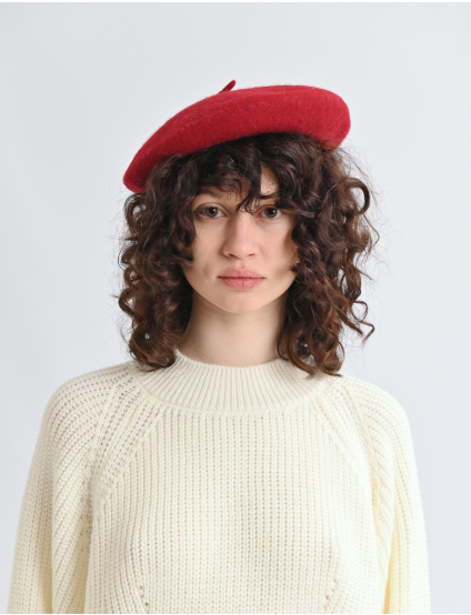 Картинка Берет бордовий