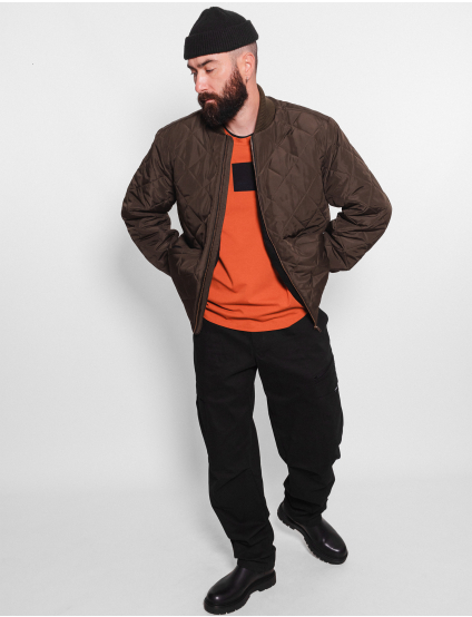 Картинка Утеплена чоловіча куртка-бомбер