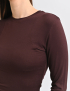 Картинка Лонгслів коричневий