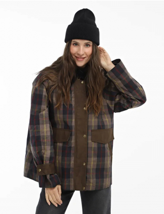 Картинка Жіноча темно-сіра в’язана шапка-біні