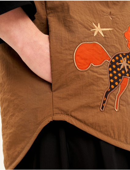 Картинка Жилетка коричнева