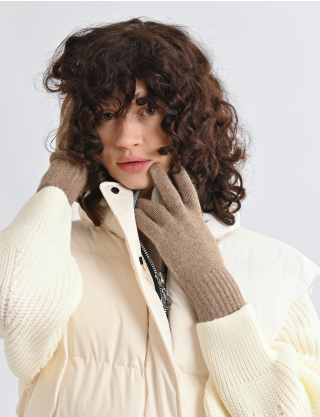 Картинка Рукавички коричневі