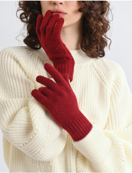 Картинка Рукавички бордові