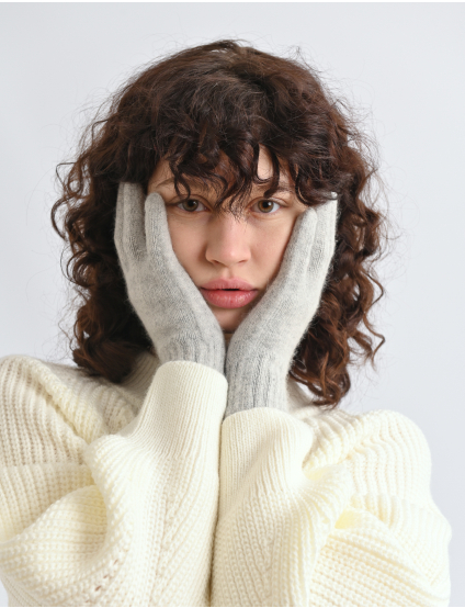 Картинка Рукавички світло-сірі