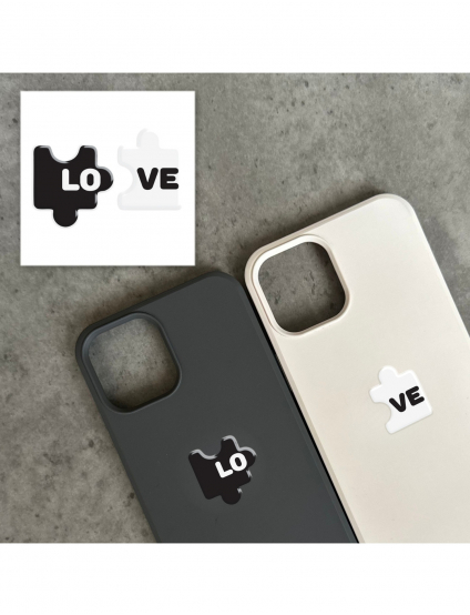 Картинка Наліпка LOVE у формі пазла