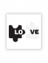 Картинка Наліпка LOVE у формі пазла
