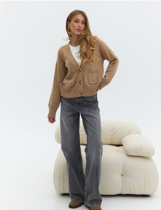 Картинка Кардиган бежевий