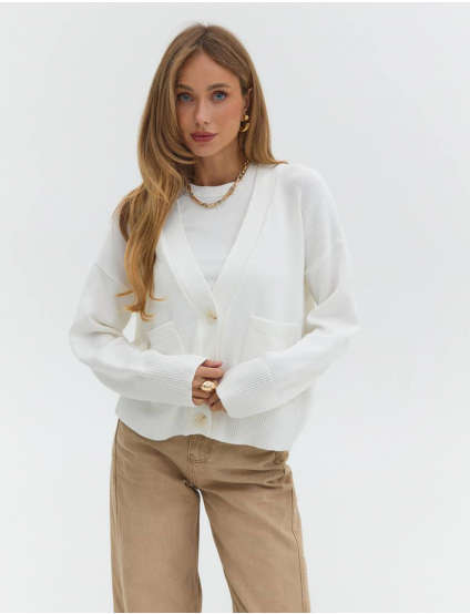 Картинка Кардиган білий