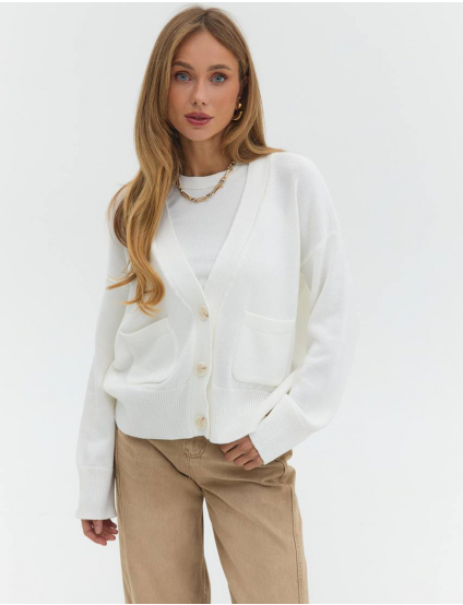 Картинка Кардиган білий