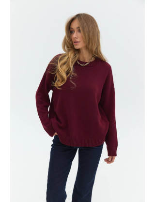 Картинка Светр бордовий