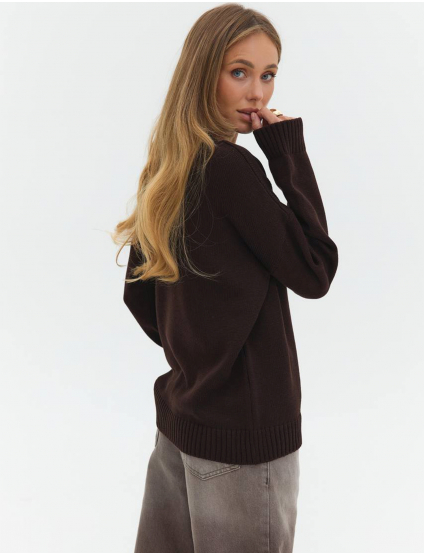 Картинка Светр коричневий