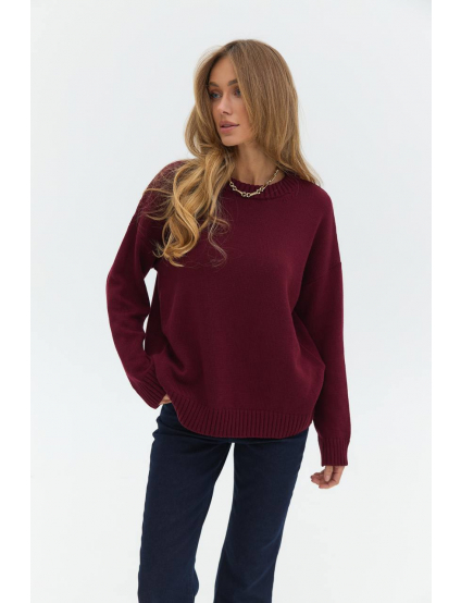 Картинка Светр бордовий