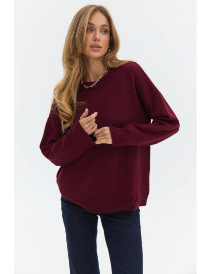 Картинка Светр бордовий