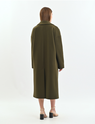 Картинка Пальто темно-зелене 