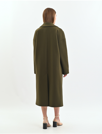 Картинка Пальто темно-зелене 