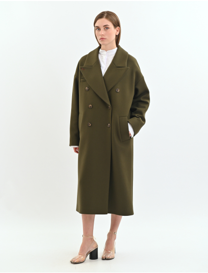 Картинка Пальто темно-зелене 