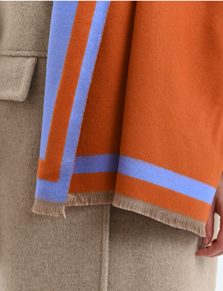 Картинка Двосторонній шарф із м’якої тканини