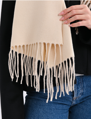 Шарф бежевий Картинка Шарф бежевий