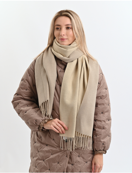 Шарф бежевий Картинка Шарф бежевий