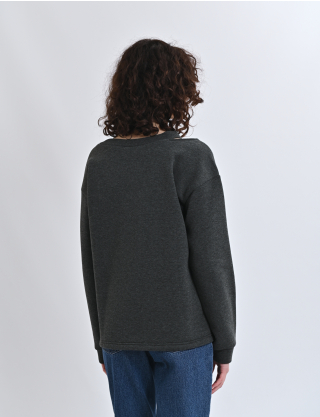 Світшот темно-сірий Картинка Світшот темно-сірий