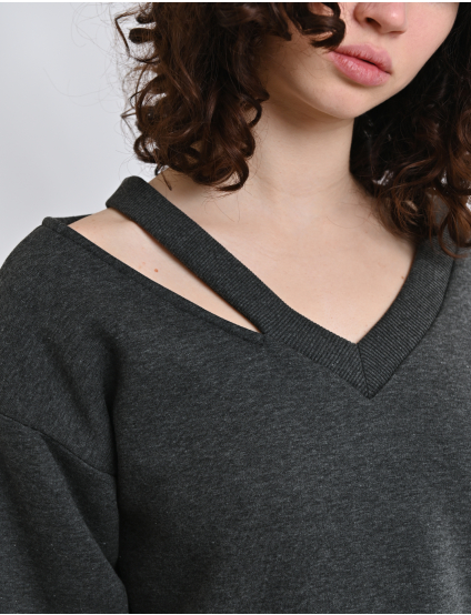 Картинка Світшот темно-сірий