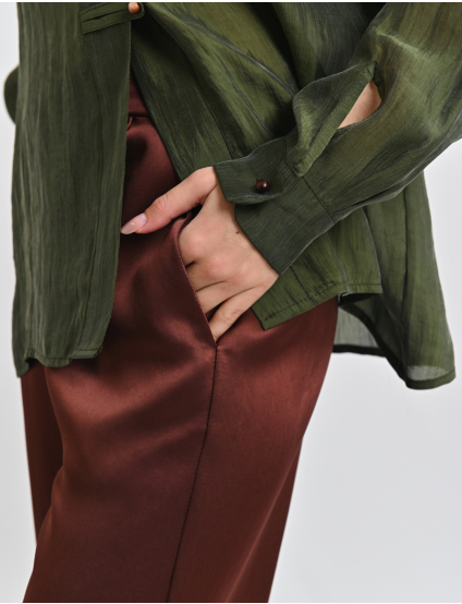 Картинка Штани темно-коричневі