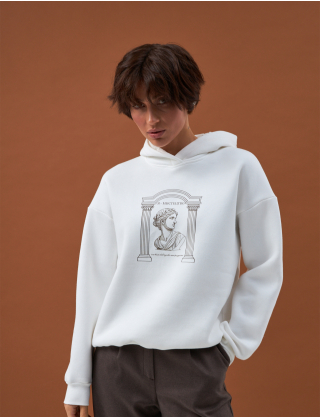 Картинка Худі біле