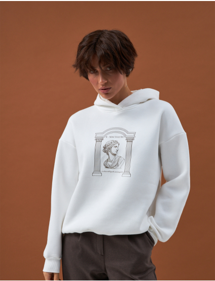 Картинка Худі біле