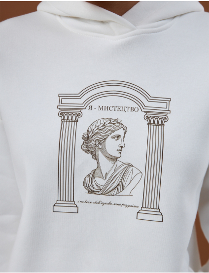 Картинка Худі біле